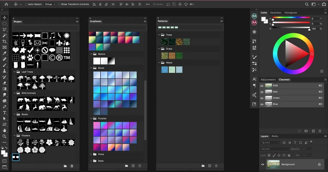 Adobe Photoshop preview