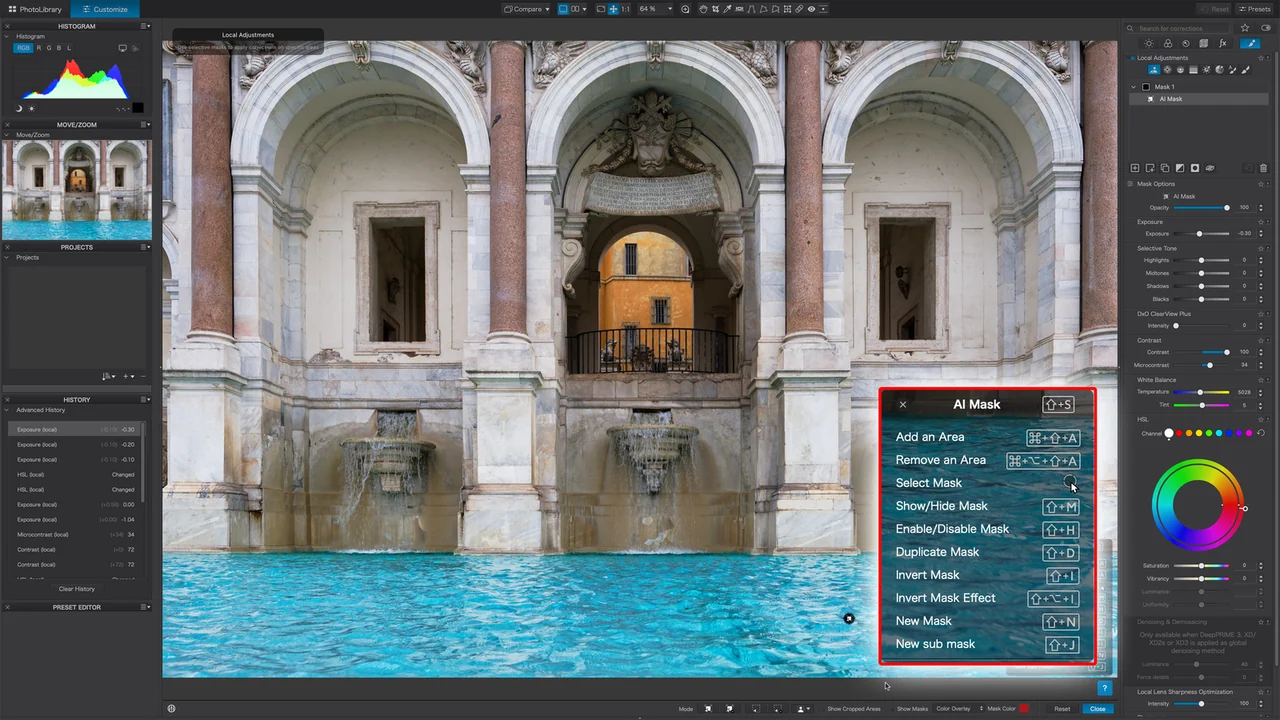 DxO PhotoLab preview