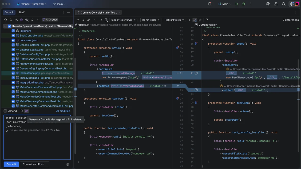PhpStorm preview
