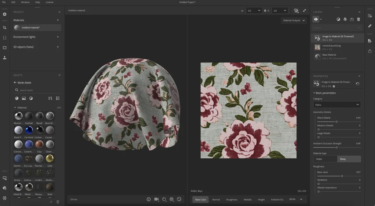 Substance 3D Sampler preview